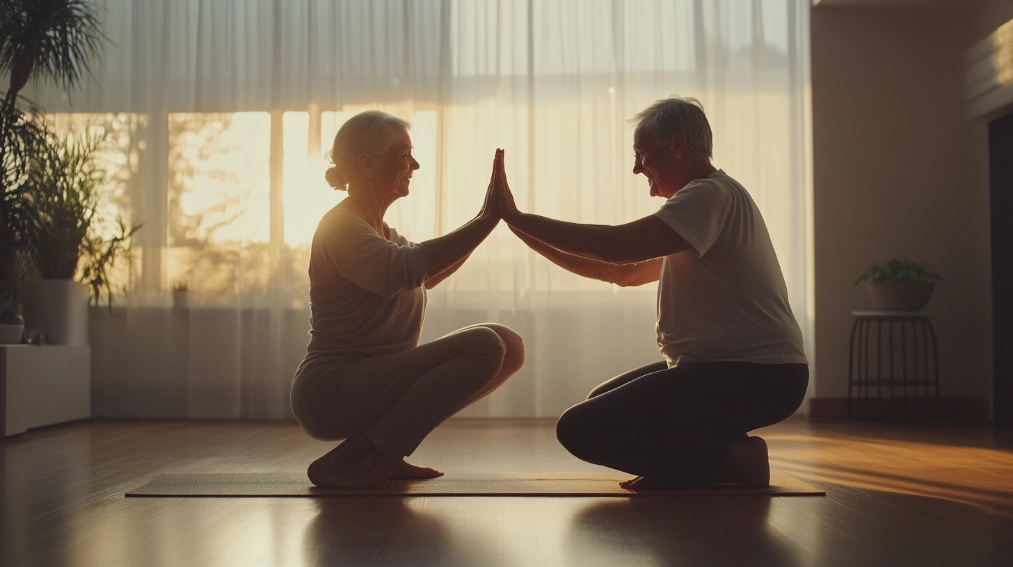 Заняття йогою для людей зрілого віку